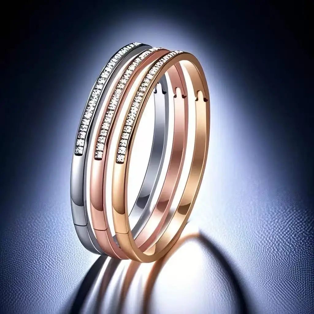 Trinity Luxe™ Bangle Set